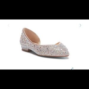 Betsey Johnson Reeve Rhinestone flats